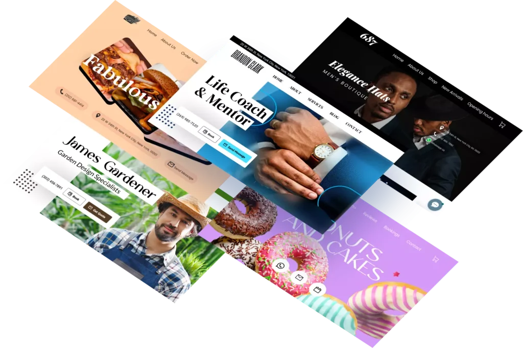 Professional website with r.nz subdomain branding