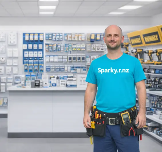 Electrician using r.nz branded subdomain