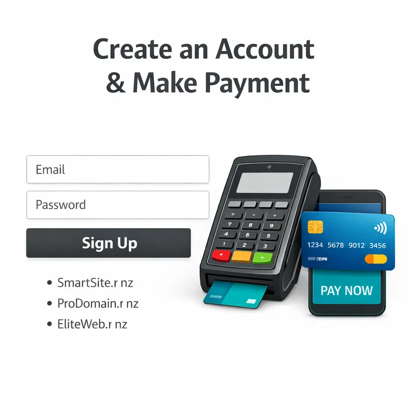 Create your new account